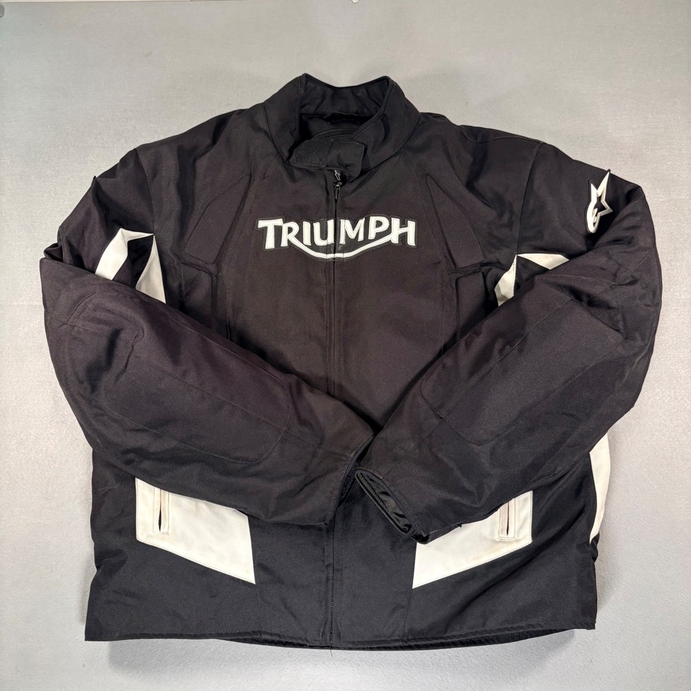 Triumph AS4 Alpinestars Textile Motorcycle Jacket Doublelined with Armor XXXL